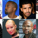 Top row: Amber Rose vs. Kanye West; Drake vs. Meek Mill. Bottom row: Azealia Banks vs. Iggy Azalea; Floyd Mayweather vs. 50 Cent.
Top row: Vivien Killilea/Getty Images for Flirt Cosmetics; ANGELA WEISS/AFP/Getty Images; Kevin Winter/Getty Images; Lisa Lake/Getty Images for PUMA. Bottom row: Stuart Wilson/Getty Images; VALERIE MACON/AFP/Getty Images; Frederick M. Brown/Getty Images; Frederick M. Brown/Getty Images.